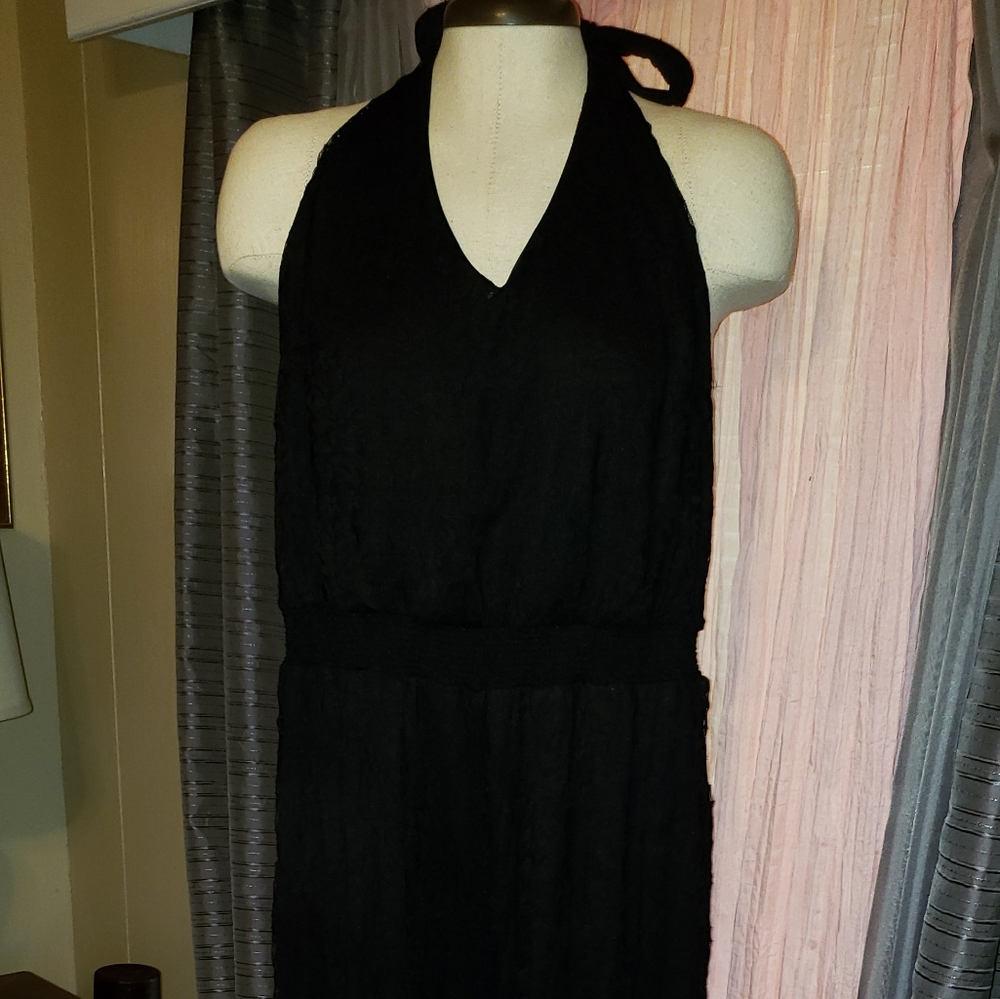 Black lace jumpsuit